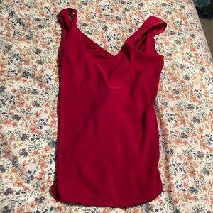 Small express tank top with back cut out